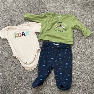 Dinosaur Baby One Piece Set